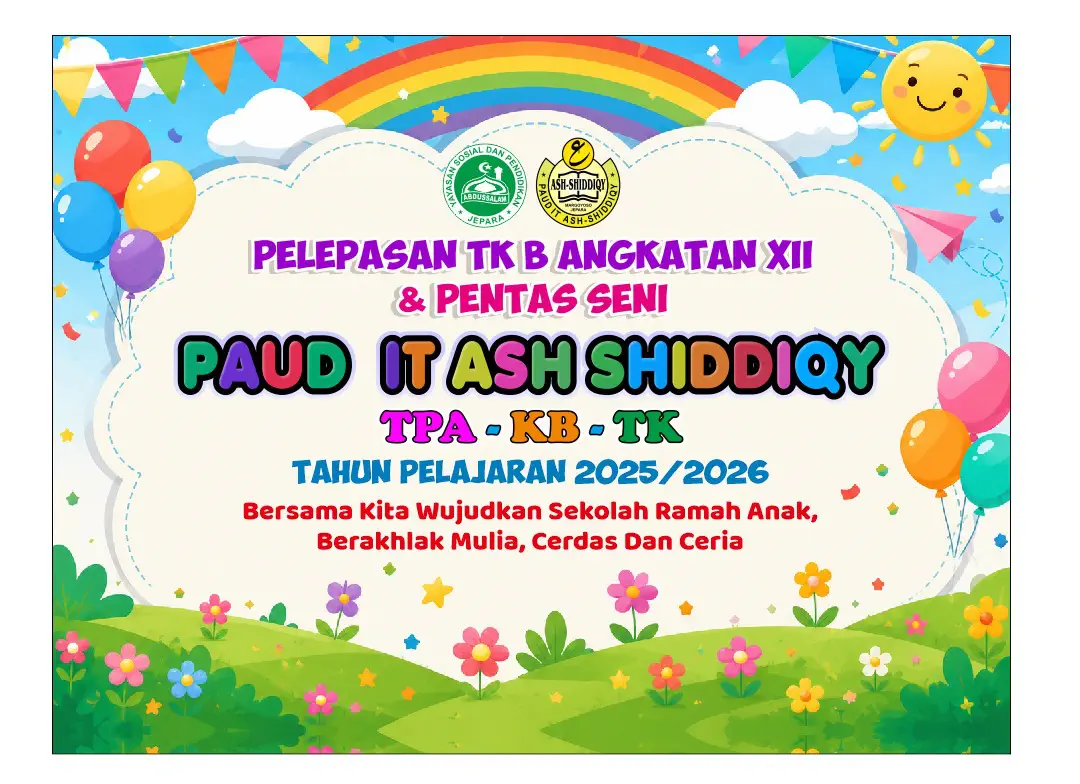 Banner Acara Pelepasan